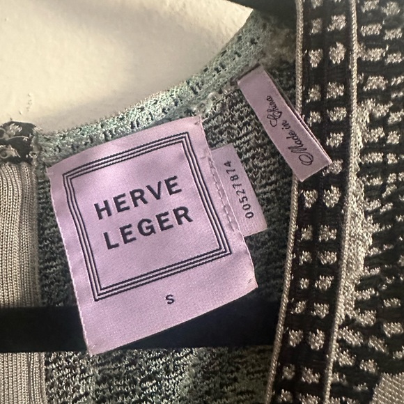 Herve Leger Knit Bandage Dress - Picture 5 of 6